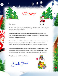 Free Letters from Santa - Free personalized Printable Santa Letters